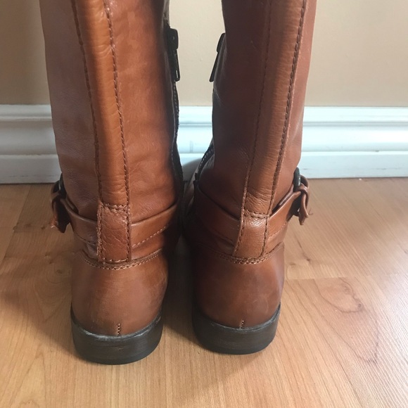 Frye Phillip Riding Whiskey boots leather size 8 - Picture 4 of 13